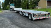 2017 Reitnouer 48ft Drop Deck Trailer – All Aluminum, Aluminum Floor, Spread Axle, Toolboxes, Ramps, Load Scale