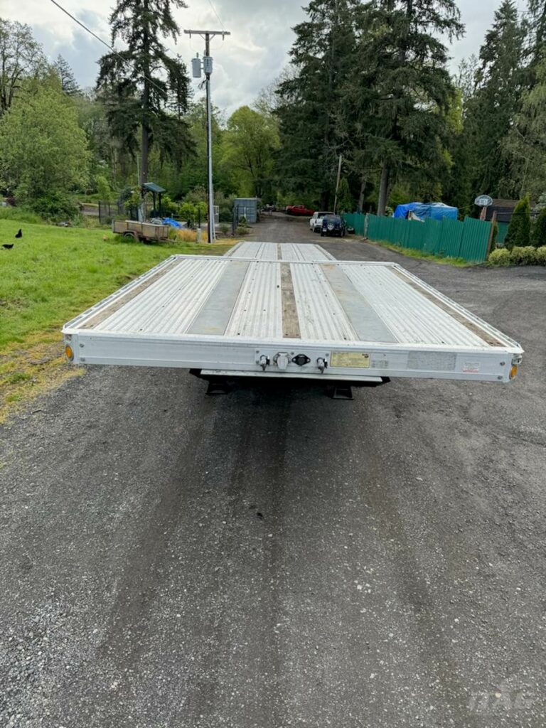 2017 Reitnouer 48ft Drop Deck Trailer – All Aluminum, Aluminum Floor, Spread Axle, Toolboxes, Ramps, Load Scale