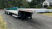 2017 Reitnouer 48ft Drop Deck Trailer – All Aluminum, Aluminum Floor, Spread Axle, Toolboxes, Ramps, Load Scale