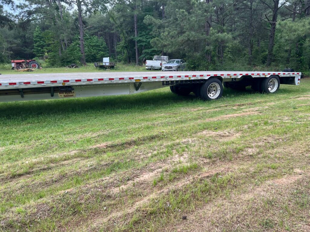 2021 Reitnouer 53ft Drop Deck Trailer – All Aluminum, Aluminum Floor, Rear Sliding Axle, Big Bubba