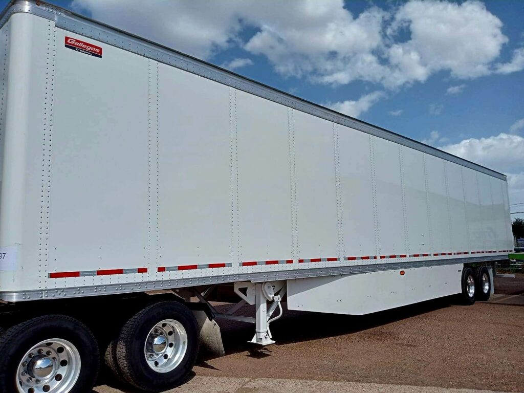 Now available in stock.! Ask for Financing.!   2023 Gallegos 53X102 Dry Van Trailer