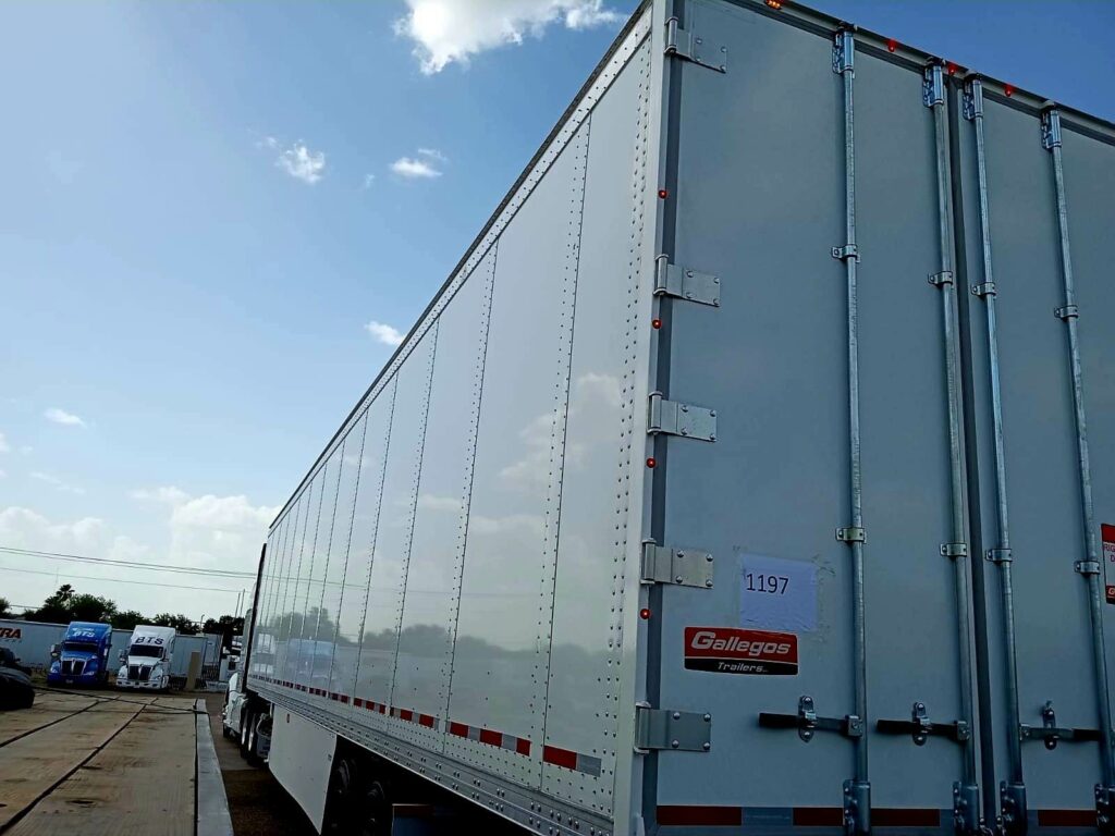 Now available in stock.! Ask for Financing.!   2023 Gallegos 53X102 Dry Van Trailer