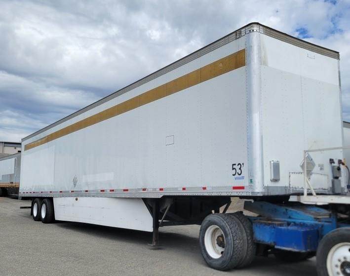 2012 Vanguard 53 ft Dry Van Trailer – Swing Door, 4 Spring