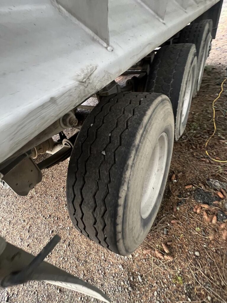 1993 SturdyWeld 4 axle pup trailer with aluminum box