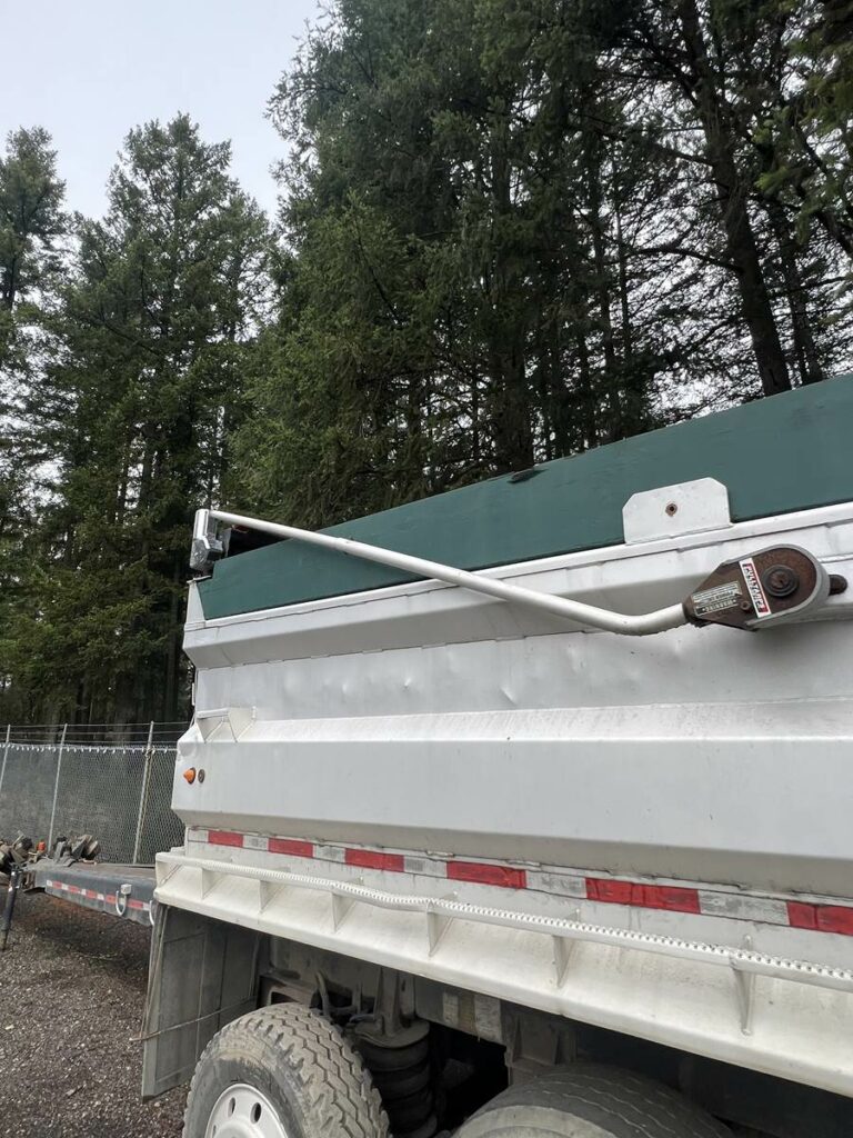 1993 SturdyWeld 4 axle pup trailer with aluminum box