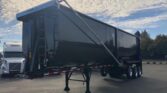 2024 MAC 40 ft Frameless Half Round End Dump Trailer – Tri Axle, Steel, Spring