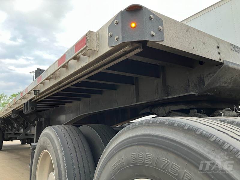 2023 Brazos 53ft Flatbed Trailer – Combo, Aluminum Floor, Rear Sliding Axle, Toolbox, Coil Package