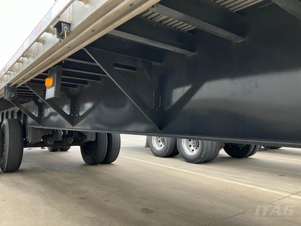 2023 Brazos 53ft Flatbed Trailer – Combo, Aluminum Floor, Rear Sliding Axle, Toolbox, Coil Package