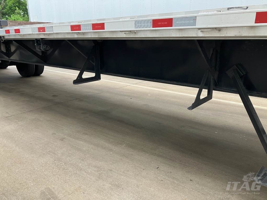 2023 Brazos 53ft Flatbed Trailer – Combo, Aluminum Floor, Rear Sliding Axle, Toolbox, Coil Package