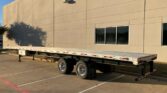 2023 Brazos 53ft Flatbed Trailer – Combo, Aluminum Floor, Rear Sliding Axle, Toolbox, Coil Package