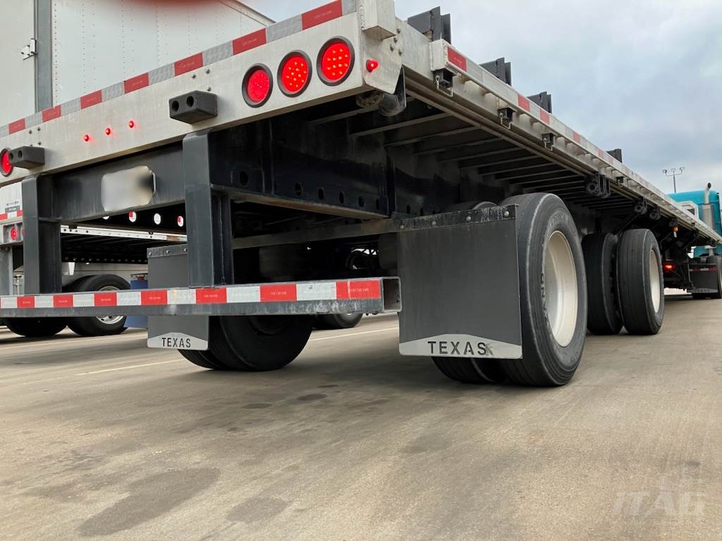 2023 Brazos 53ft Flatbed Trailer – Combo, Aluminum Floor, Rear Sliding Axle, Toolbox, Coil Package