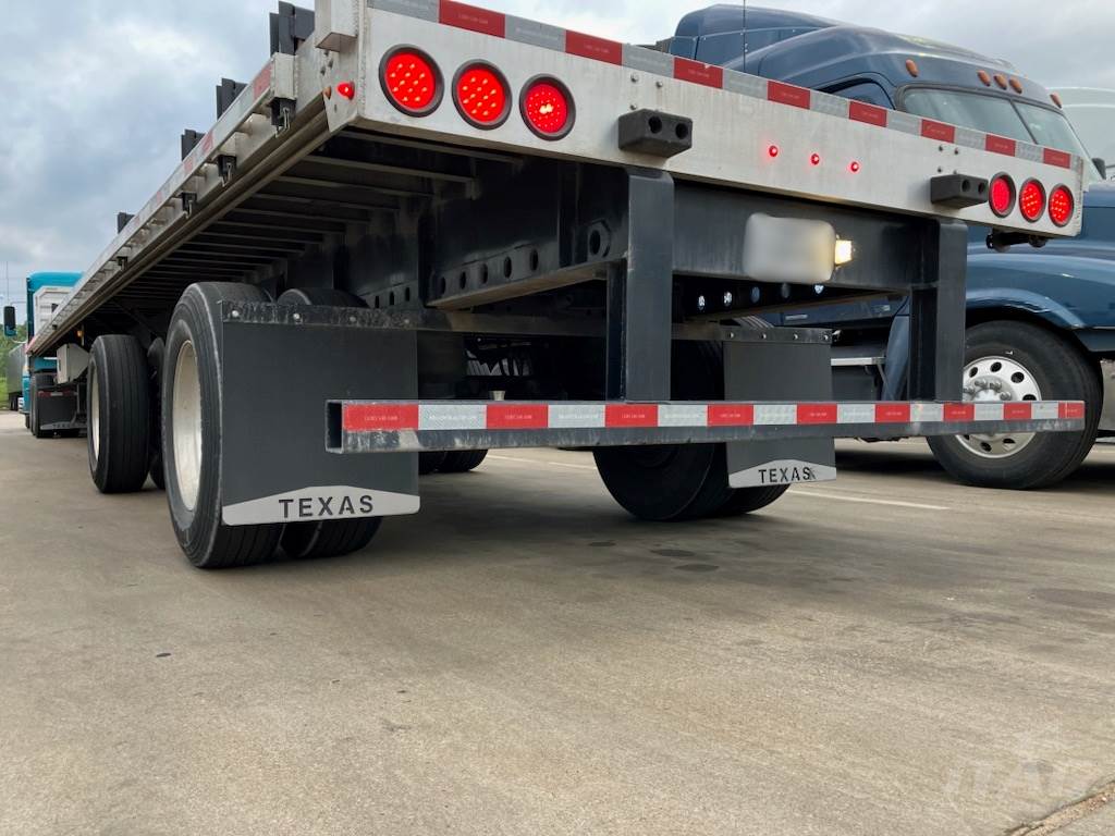 2023 Brazos 53ft Flatbed Trailer – Combo, Aluminum Floor, Rear Sliding Axle, Toolbox, Coil Package