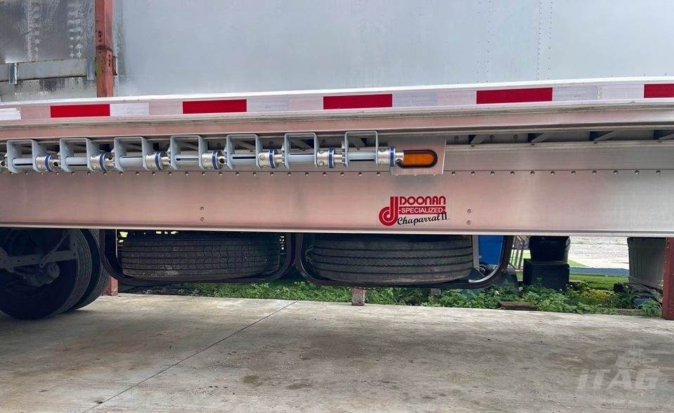 2023 Doonan 48ft Flatbed Trailer – All Aluminum, Aluminum Floor, Spread Axles, Toolboxes, Load Scale, Tire Racks