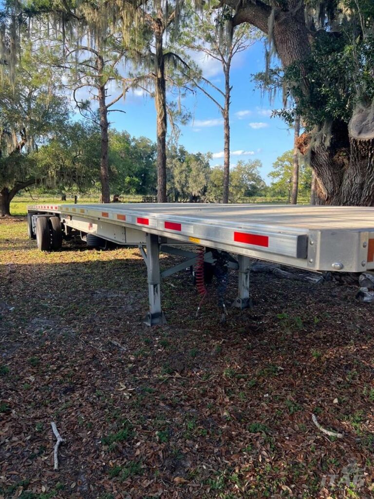 2023 Doonan 48ft Flatbed Trailer – All Aluminum, Aluminum Floor, Spread Axles, Toolboxes, Load Scale, Tire Racks