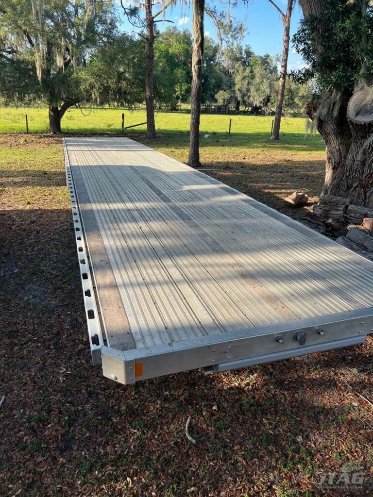 2023 Doonan 48ft Flatbed Trailer – All Aluminum, Aluminum Floor, Spread Axles, Toolboxes, Load Scale, Tire Racks