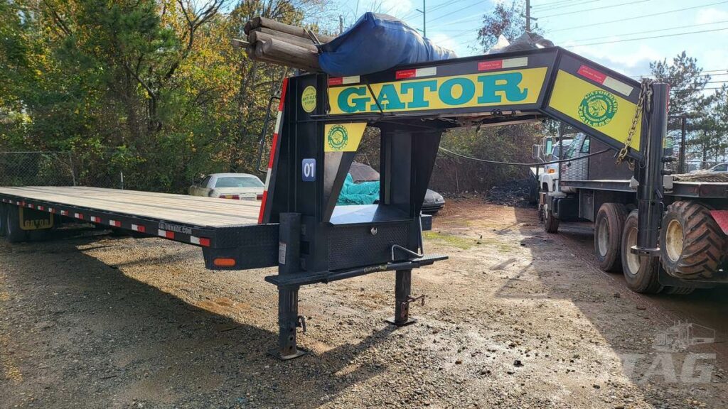 2021 Gatormade 40ft Gooseneck HotShot Trailer – 10,000 lb Axles, Toolbox