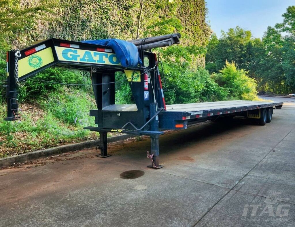 2021 Gatormade 40ft Gooseneck HotShot Trailer – 10,000 lb Axles, Toolbox