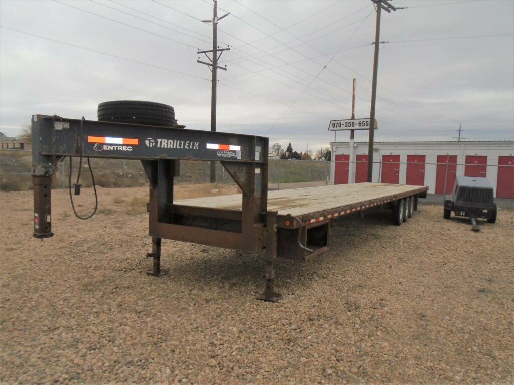 2006 Trailtech 40 Ft Tridem Gooseneck Trailer