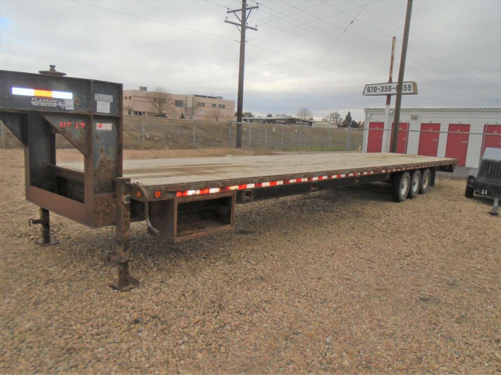 2006 Trailtech 40 Ft Tridem Gooseneck Trailer