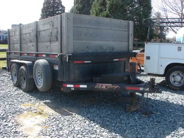 2016 Maxey HD 14X102 Utility Dump Trailer