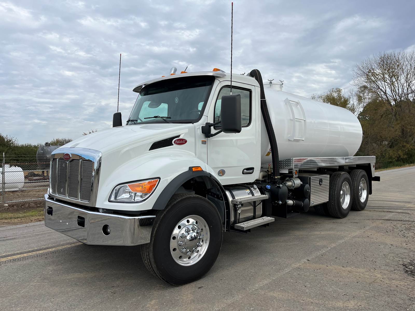 2024 Peterbilt 548 Vacuum Truck IronVac 3600 Gallon Steel Tank Body