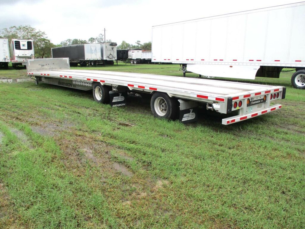 2020 Benson 53 DROP DECK 17.5 WHEELS, REAR SLIDING AXLE, TIRE