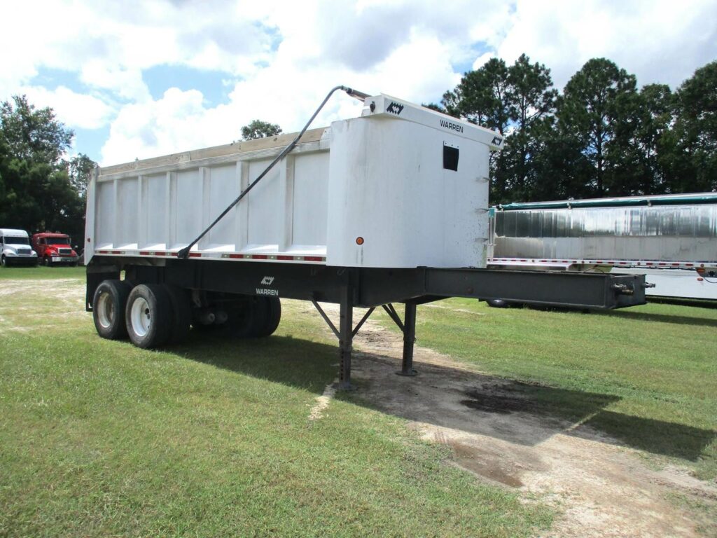 2005 Warren 28 FT FRAME WITH 22 FT BOX ALUMINUM END DUMP