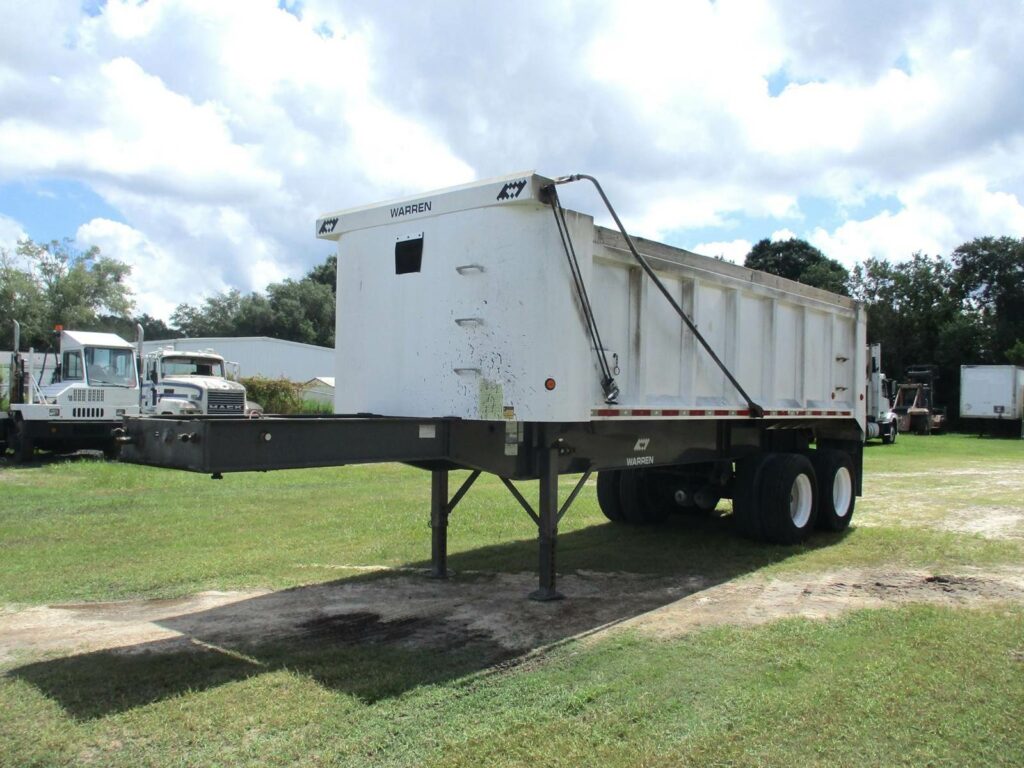 2005 Warren 28 FT FRAME WITH 22 FT BOX ALUMINUM END DUMP