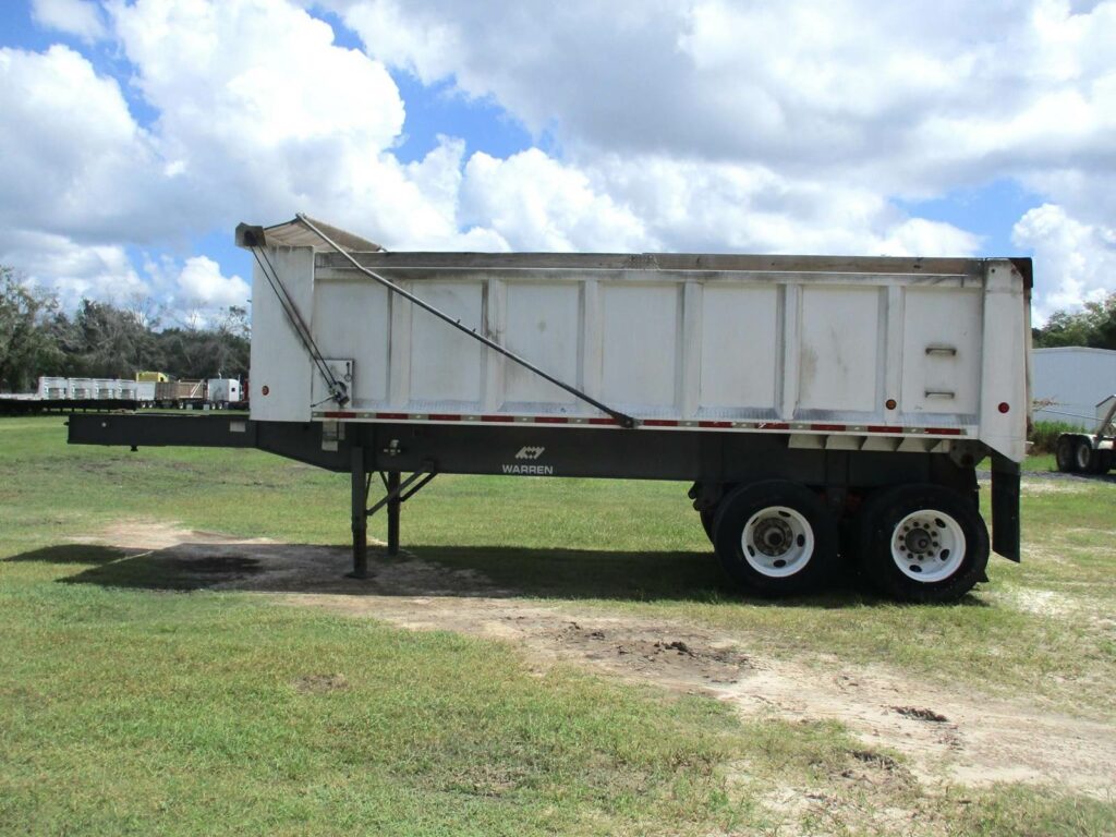 2005 Warren 28 FT FRAME WITH 22 FT BOX ALUMINUM END DUMP