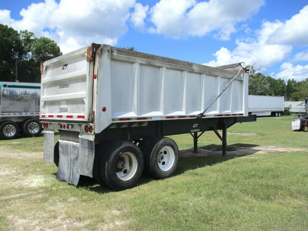 2005 Warren 28 FT FRAME WITH 22 FT BOX ALUMINUM END DUMP