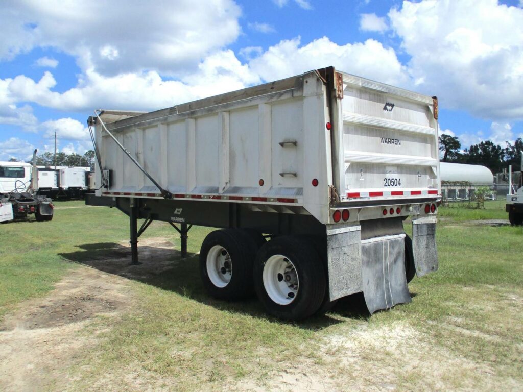 2005 Warren 28 FT FRAME WITH 22 FT BOX ALUMINUM END DUMP