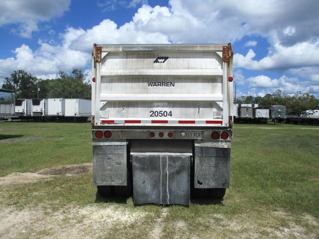 2005 Warren 28 FT FRAME WITH 22 FT BOX ALUMINUM END DUMP