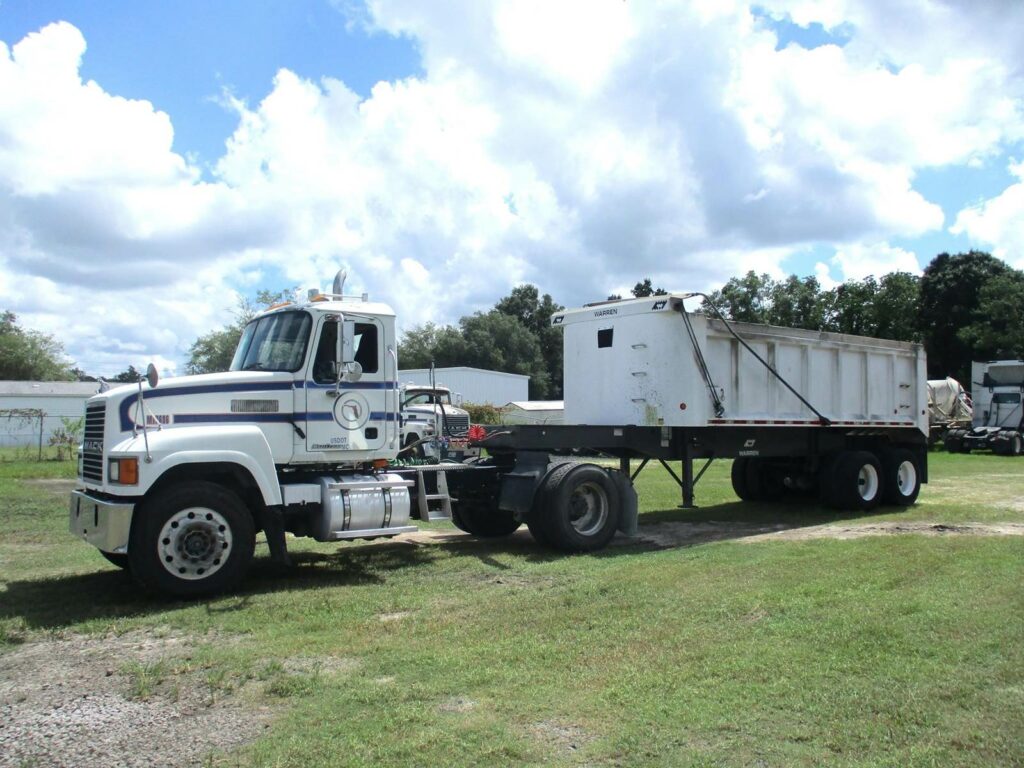 2005 Warren 28 FT FRAME WITH 22 FT BOX ALUMINUM END DUMP