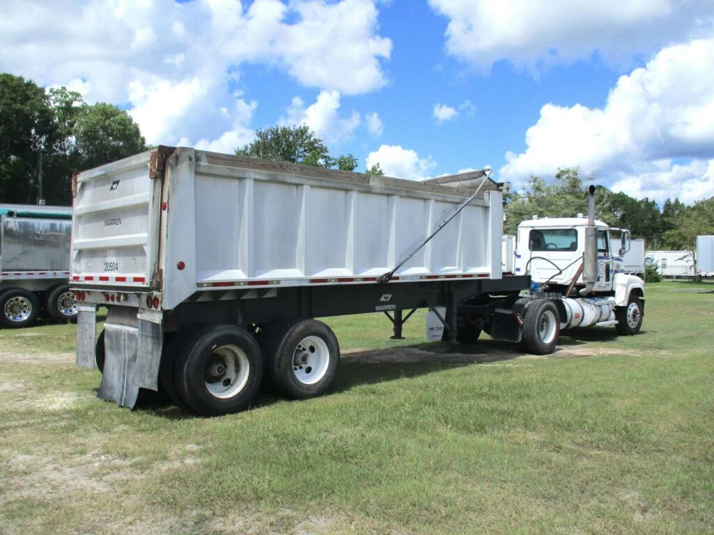 2005 Warren 28 FT FRAME WITH 22 FT BOX ALUMINUM END DUMP