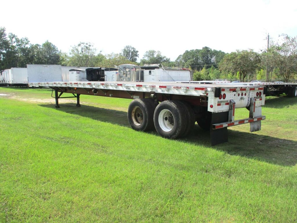 1997 Wilson 48X96 FLATBED WITH STEEL FLOOR SPRING SUSPENSION