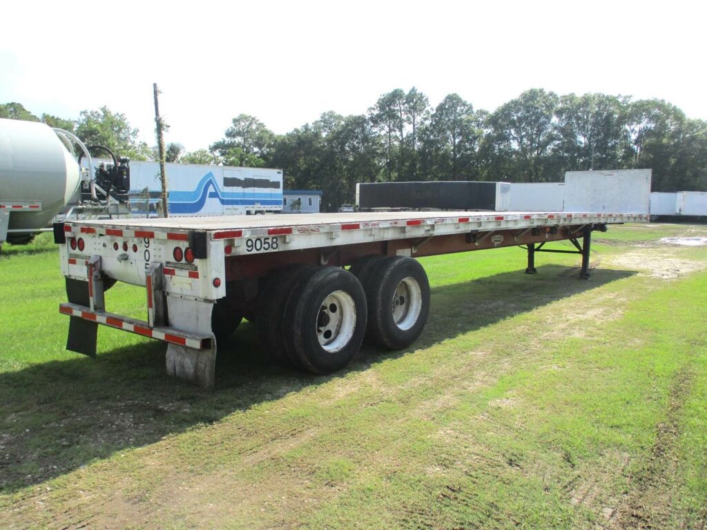 1997 Wilson 48X96 FLATBED WITH STEEL FLOOR SPRING SUSPENSION