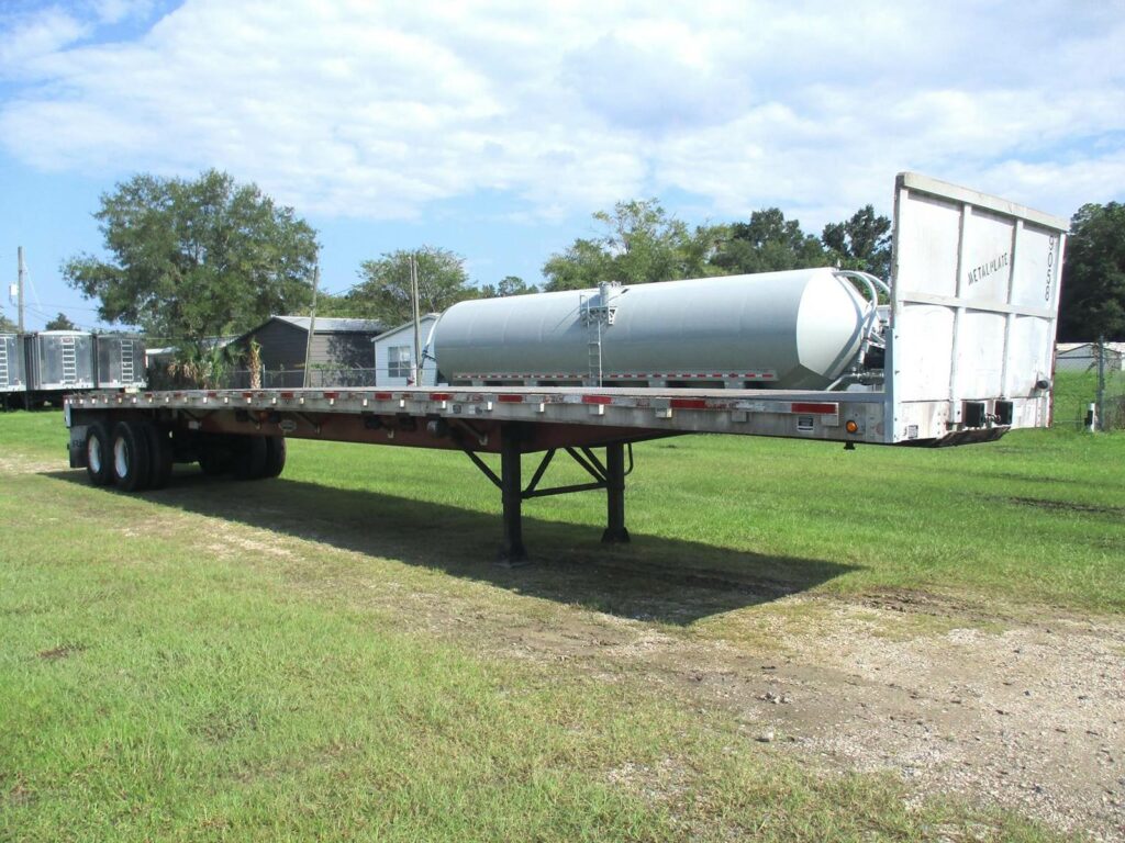 1997 Wilson 48X96 FLATBED WITH STEEL FLOOR SPRING SUSPENSION