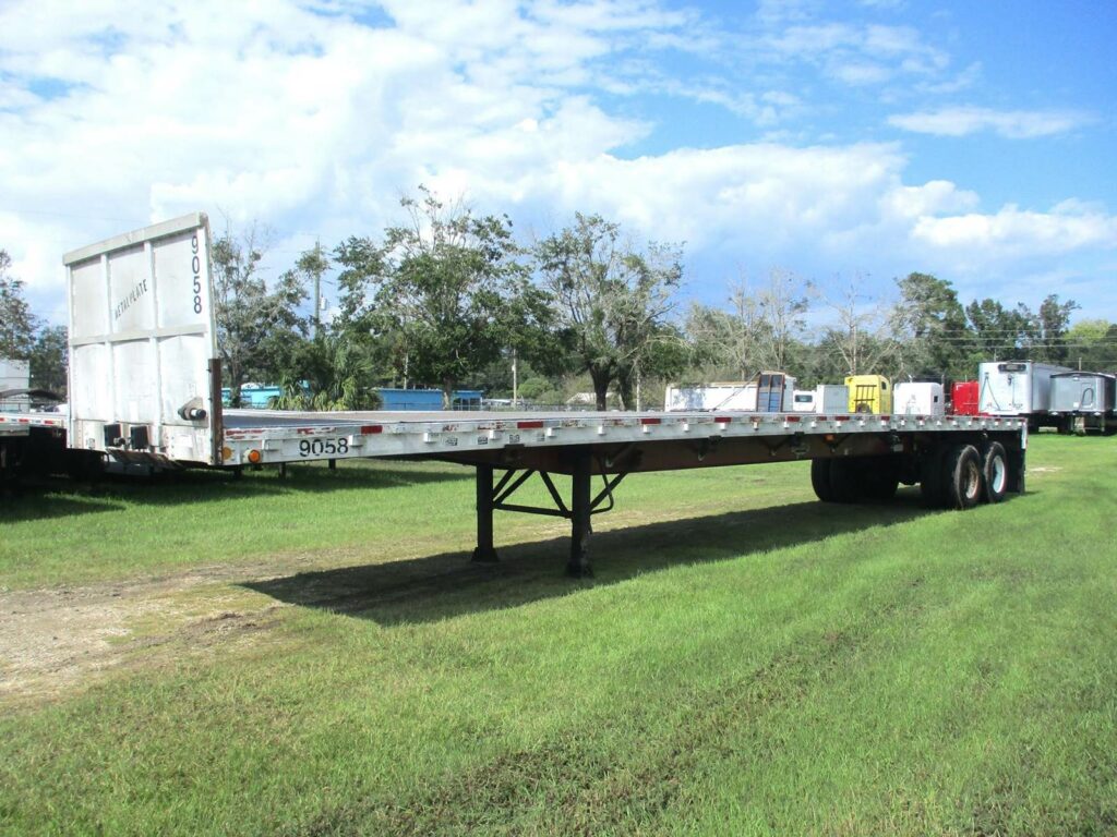 1997 Wilson 48X96 FLATBED WITH STEEL FLOOR SPRING SUSPENSION