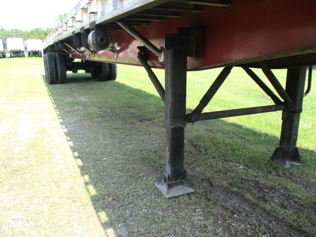 1997 Wilson 48X96 FLATBED WITH STEEL FLOOR SPRING SUSPENSION