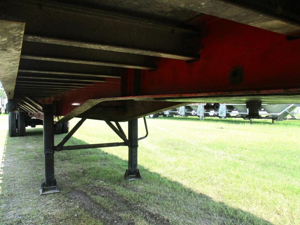 1997 Wilson 48X96 FLATBED WITH STEEL FLOOR SPRING SUSPENSION