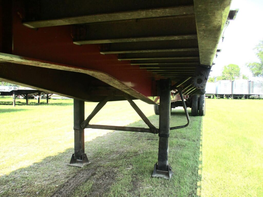 1997 Wilson 48X96 FLATBED WITH STEEL FLOOR SPRING SUSPENSION