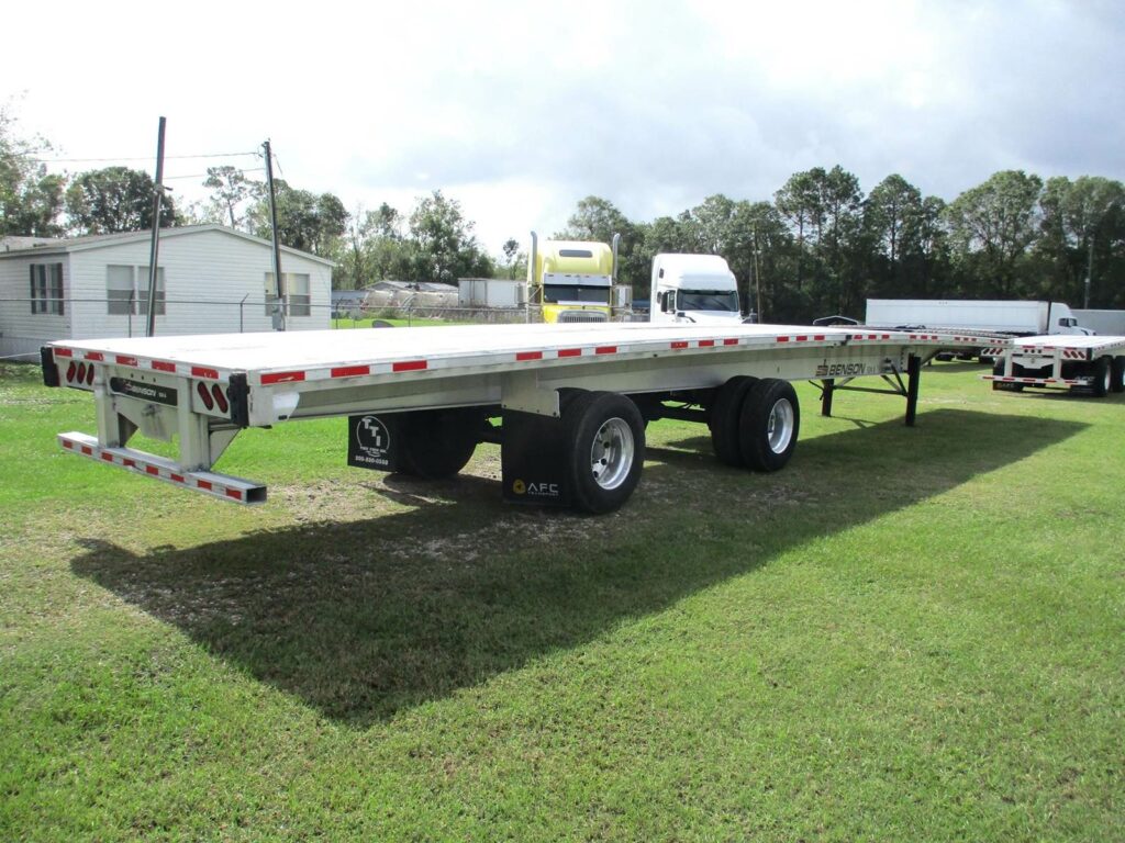 2017 Benson 53X102 ALUMINUM FLATBED, SPREAD AXLE, TOOLBOX