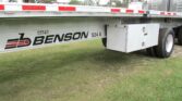 2017 Benson 53X102 ALUMINUM FLATBED, SPREAD AXLE, TOOLBOX