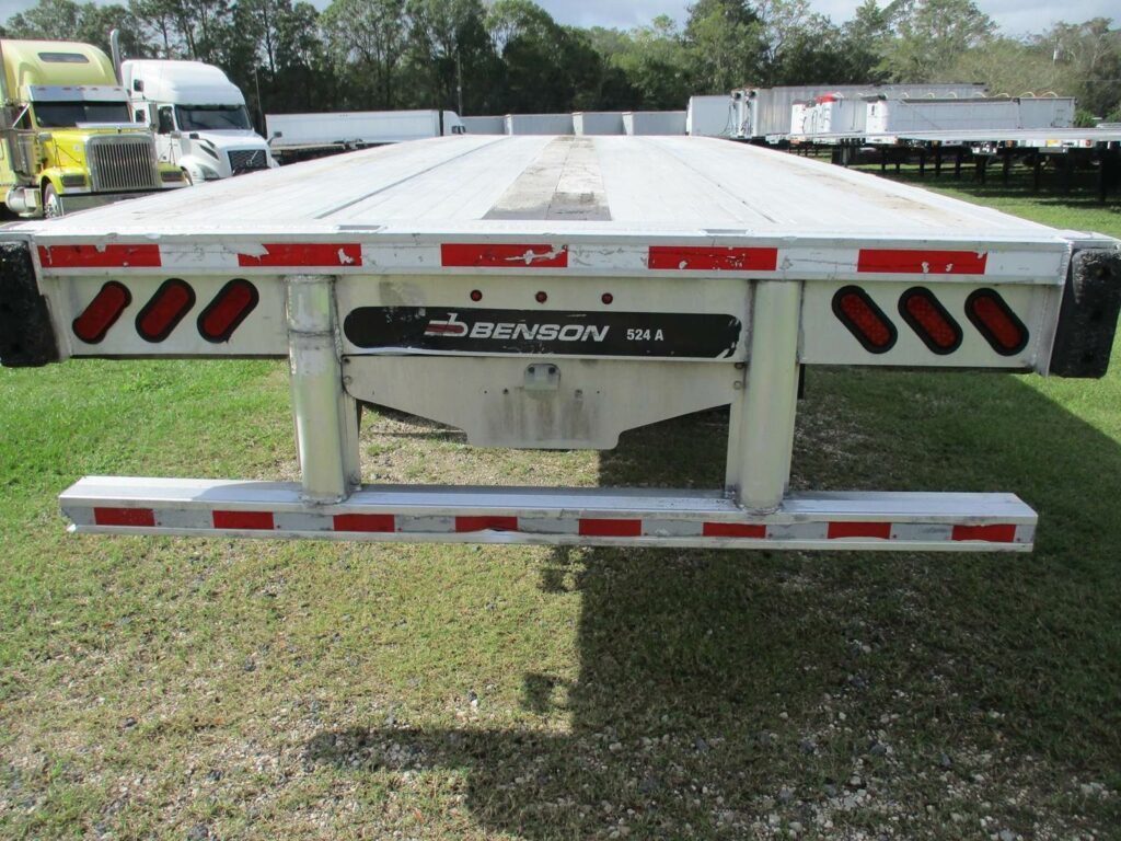 2017 Benson 53X102 ALUMINUM FLATBED, SPREAD AXLE, TOOLBOX