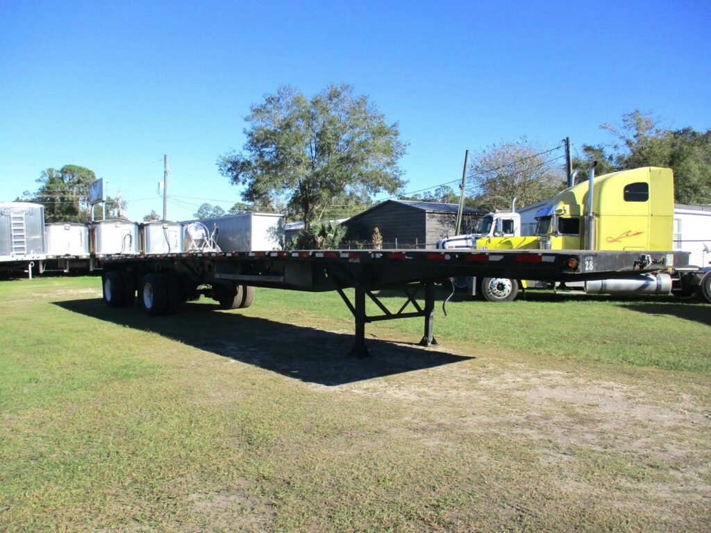 1999 Manac 48X102 WOOD FLOOR SPREAD AXLE FLATBED