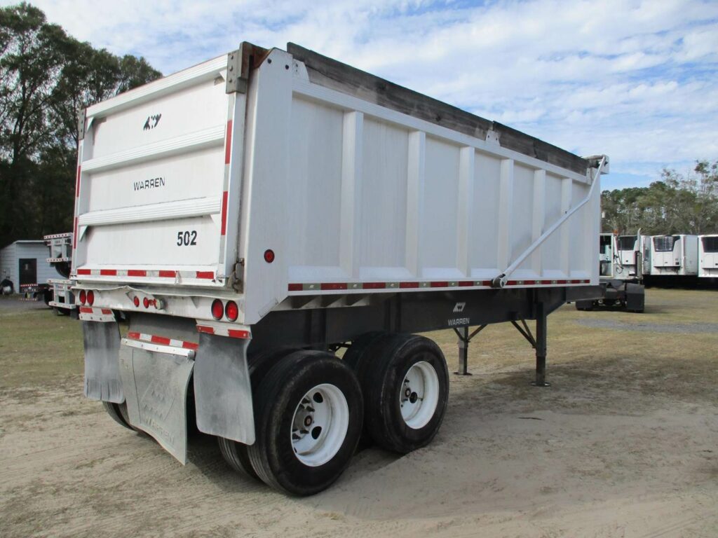 2007 Warren 28 FT TANDEM AXLE END DUMP TRAILER