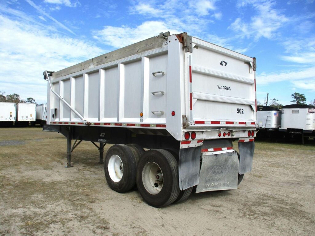 2007 Warren 28 FT TANDEM AXLE END DUMP TRAILER