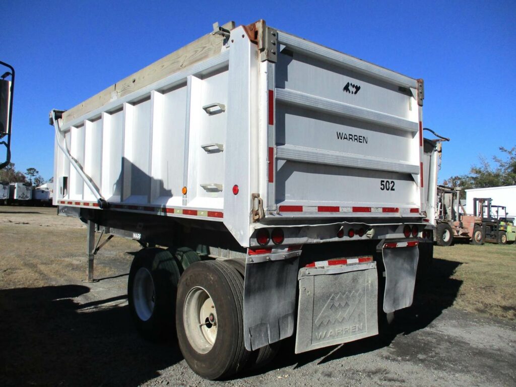 2007 Warren 28 FT TANDEM AXLE END DUMP TRAILER