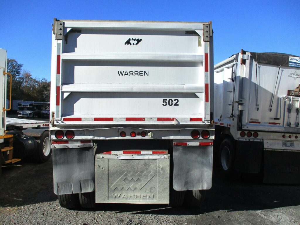 2007 Warren 28 FT TANDEM AXLE END DUMP TRAILER