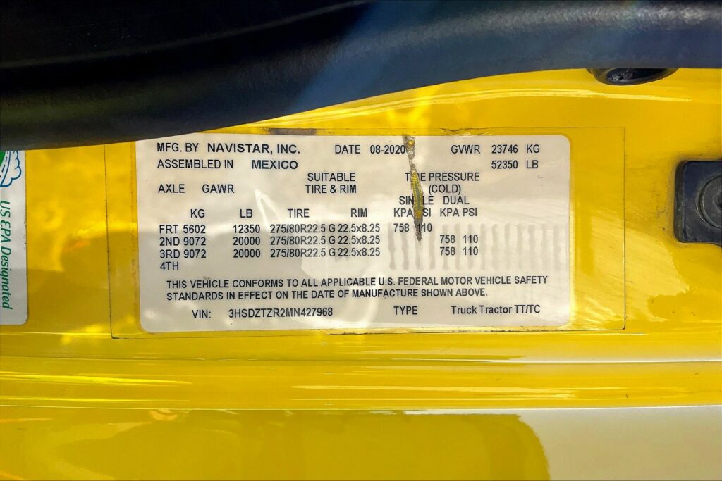 2021 INT LT625 6×4 Sleeper